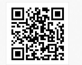 A qr code on a white background

Description automatically generated