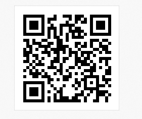 A qr code on a white background

Description automatically generated